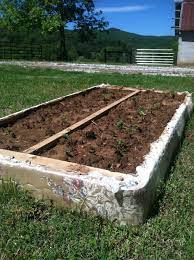 June 23, 2015/in flowers, landscaping, spring gardening /by espoma. Strawberry Bed Raised Bed Using A Discarded Box Springs Raised Garden Garden Layout Repurposed Garden Decor
