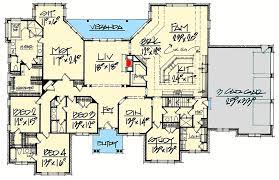 A family of three large family house plans exploitation possibilities. Traditional Single Story 4 Bedroom House Plan With Study And 3 Car Garage 50632tr Architectural Designs House Plans