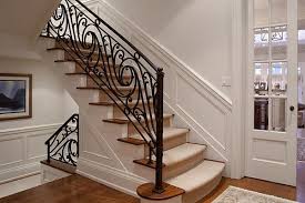 Choosing The Perfect Stair Railing Design Style Stair Railing Design Wrought Iron Stairs Iron Stair Railing
