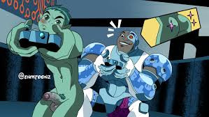 Rule34 - If it exists, there is porn of it  beast boy, cyborg (dc),  garfield logan, victor stone  6520489