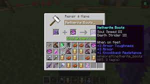 Depth strider is an armor enchantment that increases underwater movement speed. Mc 174653 Soul Speed Enchantment Is Not Mutually Exclusive With Depth Strider Or Frost Walker Jira