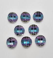 8pc Swarovski Crystal Wistaria 12mm Pagoda 5107 R Beads; Vintage; Right  Side