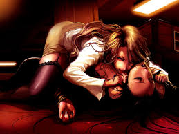 Wallpaper Women Fantasy Art Anime Girls Artwork Stockings Original Characters Vampires Person Romance Interaction 1600x1200 Devazzor 357248 Hd Wallpapers Wallhere