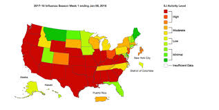 Flu Season Animated Map Shows Spread Of Deadly Flu In Us