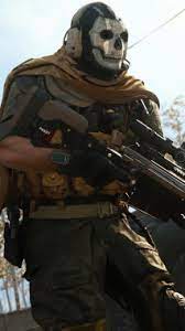 2nd version of wallpaper screen cap from warzone game, resized for higher resolution, brightened up character (ghost) and changed the logo from the plain version by adding shadow and texture pattern. Ghost Call Of Duty Warzone 2160x3840 Download Hd Wallpaper Wallpapertip