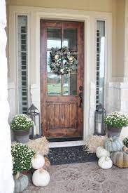 90 Awesome Front Door Farmhouse Entrance Decor Ideas 189 Fall Home Decor Autumn Home Farmhouse Fall Decor