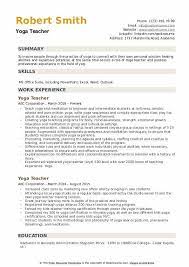 3) infographic with visual instructions to follow online Yoga Teacher Resume Samples Qwikresume