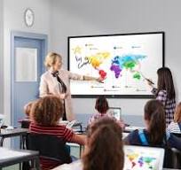 Interactive Flat Panel Display Use For Education