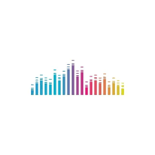 Colorful Music Bars Visualization Graphic Design Template Music Icons Template Icons Graphic Icons Png And Vector With Transparent Background For Free Downlo Graphic Design Templates Music Logo Design Design Template
