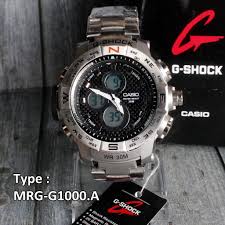 Anda mempunyai jam tangan swatch yang tali jam tangannya sudah rusak? Harga Termurah Jam Tangan Casio G Shock Rantai Stainless Steel Mrg G1000 Digital Anti Air Shopee Indonesia