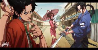 No more than four posts in a 24 hour period. Samurai Champloo Wallpaper