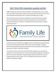 Ready to compare quotes and save? Get Term Life Insurance Quotes Online