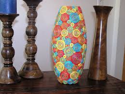 Rolled Paper Mosaic Vase Paper Mosaic Rolled Paper Art Paper Sculpture