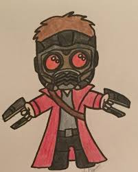 How To Draw Cute Star Lord Cute Drawings Drawings How To Draw Avengers