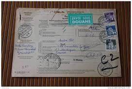 Als alternative zur klassischen briefmarke bietet ihnen imnudoo die möglichkeit,. Briefe U Dokumente Essen Schonnebeck Paketkarte Freimu Bundesrepublik Deutschland Abschnitt Zoll Douane Dogana Colis Postaux Parcel Post