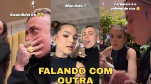 MC Daniel leva Mel Maia para jantar e faz ciúmes nela