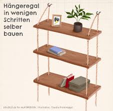 Ein holzregal selber zu bauen ist nicht schwer. Hange Regal Selber Bauen Diy Anleitung Mit Video Myhomebook