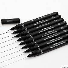 3.1 why you should buy best uni pin drawing pens/6 assorted tip sizes, uni pin technical fineliner pens, pack of 6. Uni Pin Technical Drawing Pen 0 05mm 0 8mm Set Of 9