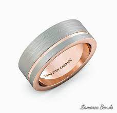 Mens Rose Gold Wedding Band Tungsten Wedding Band Rose Gold Wedding Ring Mens Anniversary R Rose Gold Mens Wedding Band Mens Wedding Rings Mens Wedding Bands