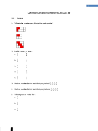 Sebagai contoh, ketika suatu koin dilempar, maka kita akan mendapat angka atau gambar. Soal Matematika Pecahan Kelas 4 Kunci Dunia
