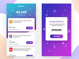 Redeem Coupon Screen Sticker App Web App Design Loyalty Program Design