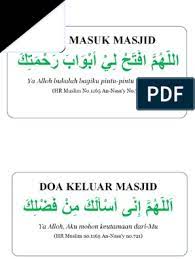 Doa Masuk Masjid