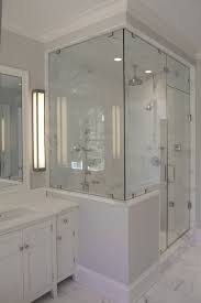 After Grey Bathroom Ideas Take A Look At These Fabulous Dream Bathroom Schemes For Inspiration Bah Bathroom Remodel Master Bathrooms Remodel Half Wall Shower