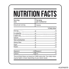Illustration about nutrition facts label template. 31 Nutrition Facts Label Template Illustrator Labels Database 2020