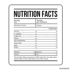 Nutrition facts template for word / nutrition facts template for excel. 31 Nutrition Facts Label Template Illustrator Labels Database 2020