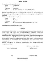 Jalan budi mulia rt 009/012, pademangan… surat kuasa. Download Contoh Surat Kuasa Tanah Pdf Surat Selngkap