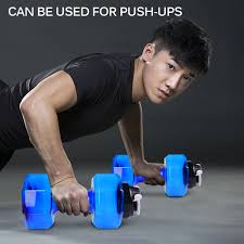 Si vous les trouvez trop difficiles, réduisez simplement le nombre de répétitions ou le poids de vos haltères. Halteres A Eau Portables Halteres De Musculation Minceur Accessoires De Fitness Fitness Equipement D Exercice Complet Sport Ventelh
