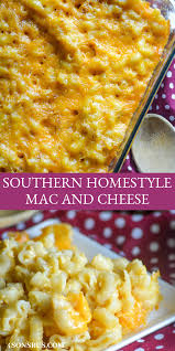 Creamy Baked Macaroni Just Like Grandma Used To Make This Southern Homestyle M Mac And Cheese Recipe Soul Food Mac And Cheese Homemade Southern Mac And Cheese