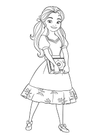 Color wonder markers, stamps, and paints only appear on specially formulated color wonder paper. Elena Of Avalor Coloring Pages Free Coloring Pages For Kids