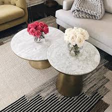 Nothing Fresh Flowers Can T Fix Http Liketk It 2qgtj Liketoknow It Liketkit Ltkhome Happymonday Mywestelm Somewhere Lately West Elm In 2020 Elegant Living Room Decor Coffee Table Blue And Gold Living Room