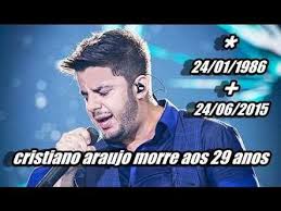 Há exatos quatro anos um acidente na volta de um show, em goiás, interrompia a carreira do cantor cristiano araújo, aos 29 anos. Cristiano De Melo Araujo Foi Um Cantor Instrumentista E Compositor Brasileiro De Musica Sertaneja Nascimento 24 De Janeiro De 1986 Goias Goias Falecimento 24 De Junho De 2015 Goiania Goias Irmaos Nelson Faleiro