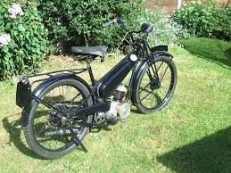 1951 Francis Barnett Model 56 Francis Barnett Model 56 1951 Francis Barnett Model 56 Autocycle Fitted With T Antique Motorcycles Classic Bikes Motorcycle Bike