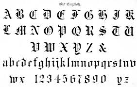 Convert any normal text into gothic text using our 100% free gothic text generator. Old English Gothic Black Lettering Calligraphy Styles Calligraphy Lettering Alphabet