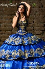 Image Result For 15 Dresses Mexican Blue Mexican Dresses Pretty Quinceanera Dresses Quincenera Dresses