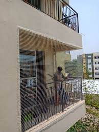 #antibirdnet #sangeetaroshan #howtokeepthebirdsaway bird spike, bird net. Pigeon Net Service Balcony Decor Apartment Balcony Decorating House Exterior