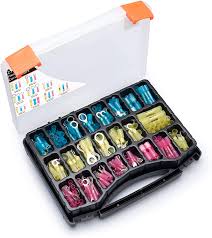 Import quality automotive terminals supplied by experienced manufacturers at global sources. Amazon Com 270 Pcs Heat Shrink Wire Connector Kit Electrical Insulated Crimp Marine Automotive Terminals Set Home Improvement