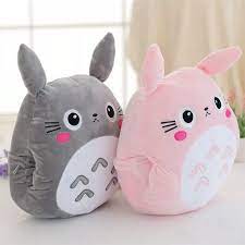 Totoro Hand Warmer Plush Pillow Blanket Kuru Store Plush Pillows Totoro Plush Kawaii Pillow