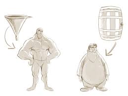 How to draw a cartoon body. How To Draw A Cartoon Body Easy Tutorial 4 Steps Toons Mag