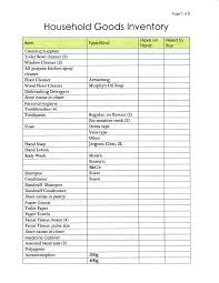 office supply inventory spreadsheet