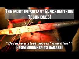 Forge ahead with a new hobby in forging with this intro to blacksmithing video! The Most Important Blacksmithing Techniques How To Forge Tapers The Essential Guide Youtube