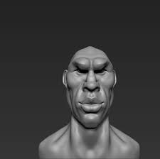 Nikolai Valuev caricature 3D model 3D printable