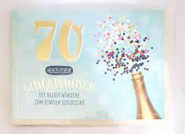 70 (seventy) is the natural number following 69 and preceding 71. Grosse Gluckwunschkarte 70 Geburtstag Zum 70 Geburtstag Kaufen
