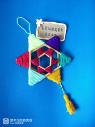 绳编叠扇挂饰的详细制作教程 编织乐论坛 christmas ornaments novelty christmas fiber art