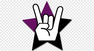 There's a distance for everyone! Hard Rock Rock And Roll Music Zazzle Rock Purple Text Hand Png Pngwing