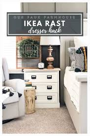 Our Faux Farmhouse Diy Ikea Rast Hack Rustic Cozy Ikea Rast Ikea Rast Hack Ikea Diy