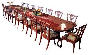There are influences from the queen ann style, as well as chinese design; Large Chippendale Dining Set Traditional Dining Sets By Mahogany More Houzz